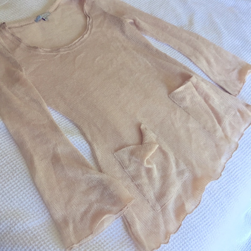 Peach sweater